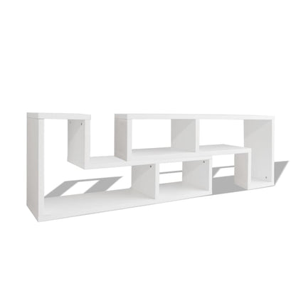 Tv-Meubel Dubbel L-Vormig Wit