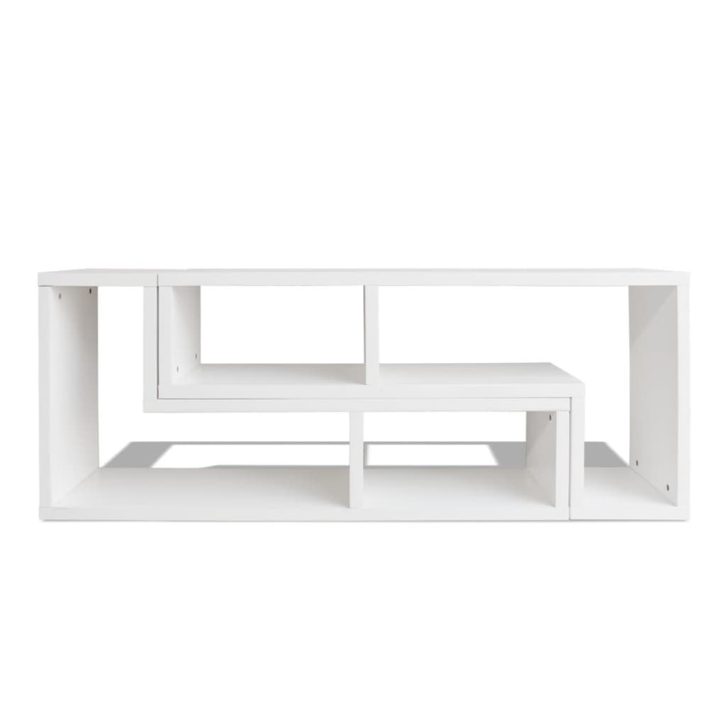 Tv-Meubel Dubbel L-Vormig Wit