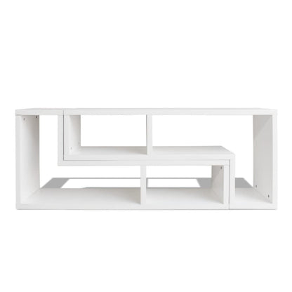 Tv-Meubel Dubbel L-Vormig Wit