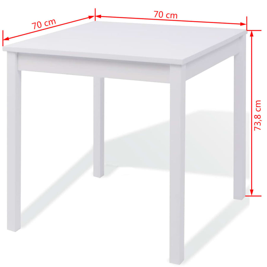 -Delige Eethoek 3 Wit