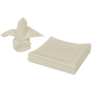 Napkins 10 pieces cream 50x50 cm