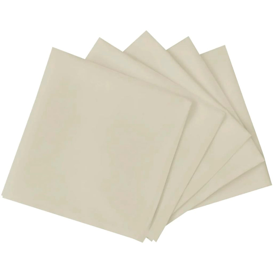 Servetten Stuks Créme 50X50 Cm 25 Crème