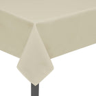 Tafelkleden Stuks Créme 170 x 130 cm Crème