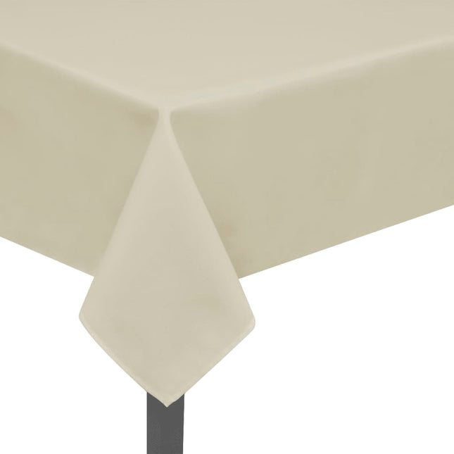 Tafelkleden Stuks Créme 170 x 130 cm Crème