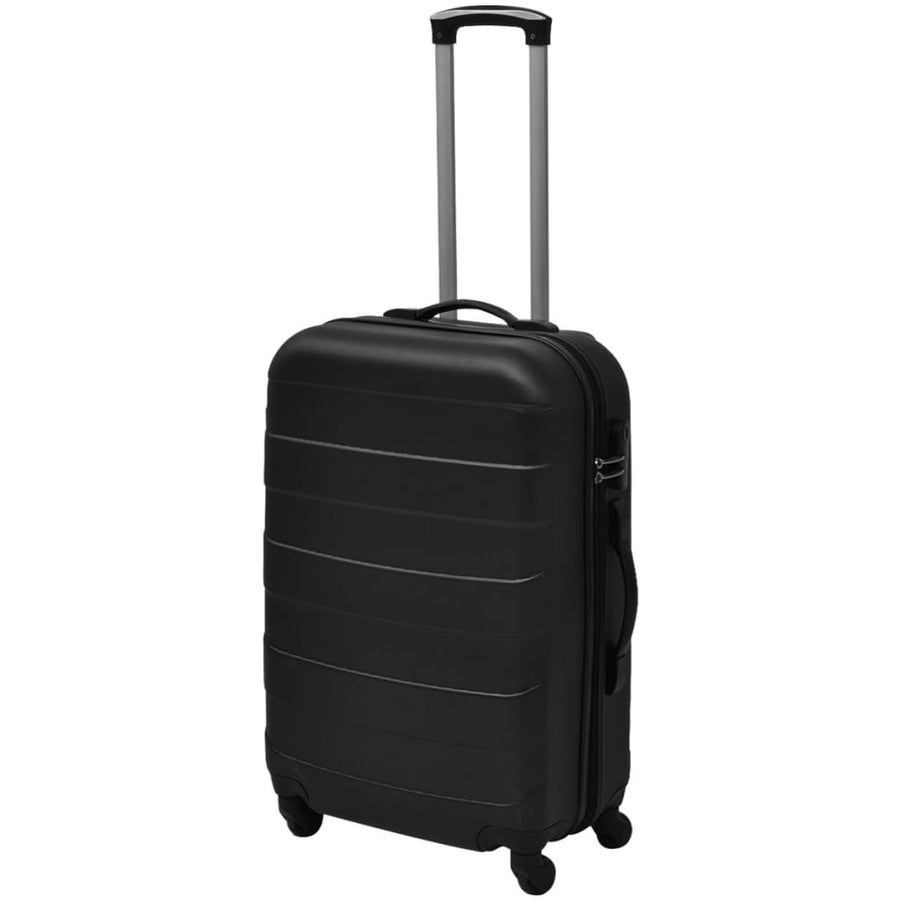 3-Delige Kofferset Hard 5,5/55/66 Cm Zwart