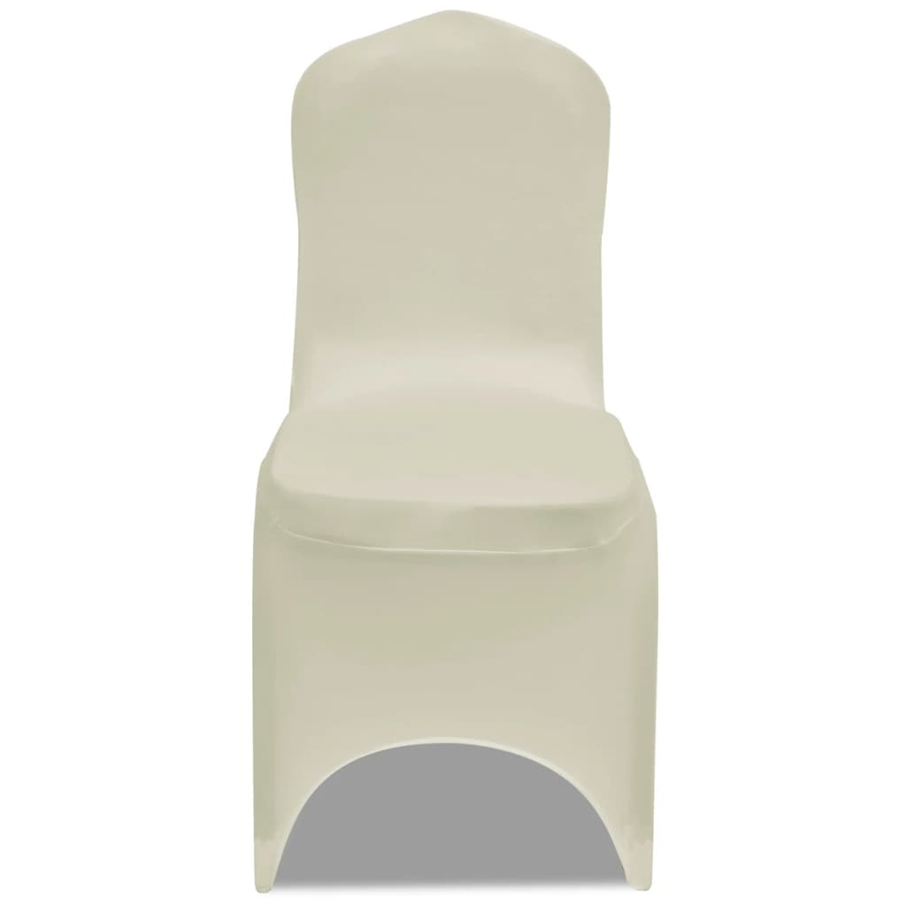 Stoelhoes Stretch Stuks Kleurig 4 Crème