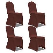 Stoelhoes stretch 4 stuks bruin