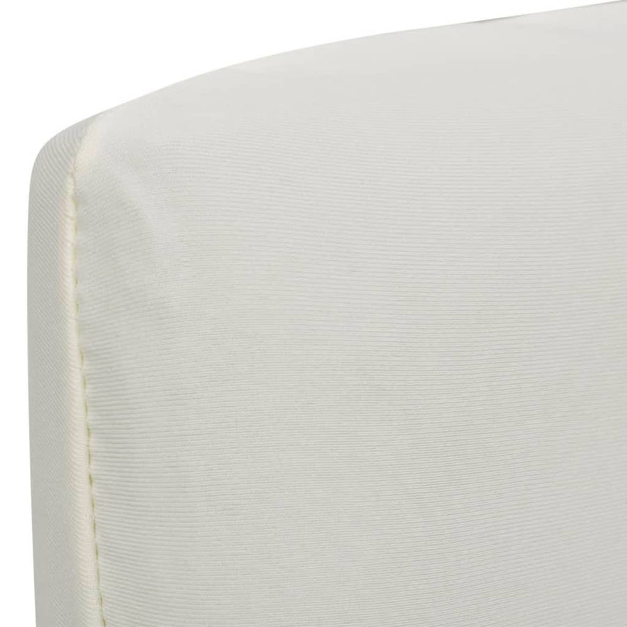 Stoelhoezen Stretch Recht Kleurig 4 Crème