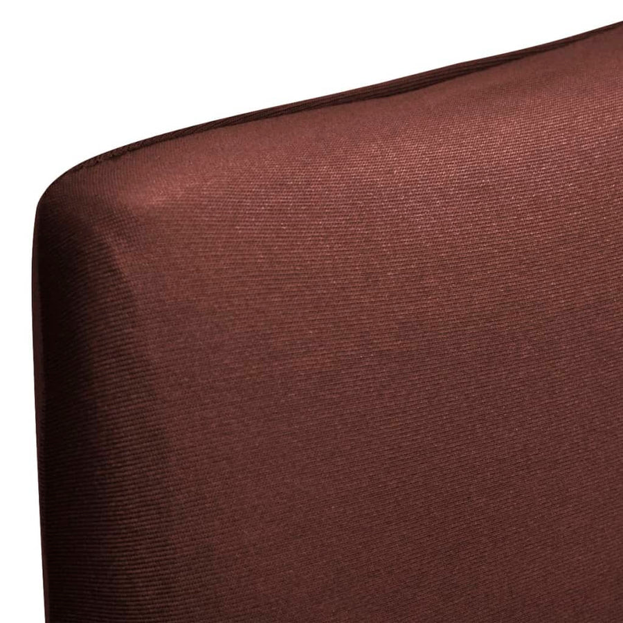 Stoelhoezen Stretch Recht 4 Bruin