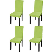 Stoelhoezen 4 st stretch groen