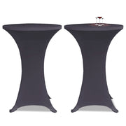 Stoelhoes stretch 2 stuks 60 cm antraciet