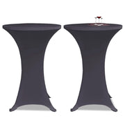 Tafelhoes stretch 2 stuks 70 cm antraciet