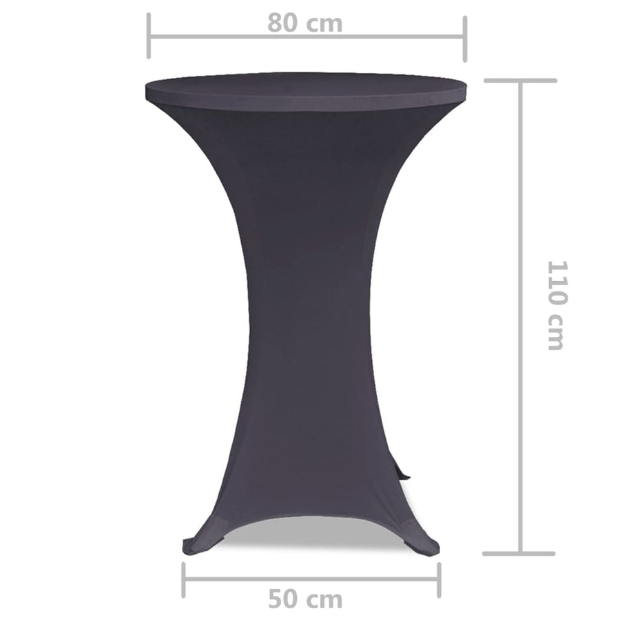 Tafelhoes Stretch St 2 80 cm Antraciet