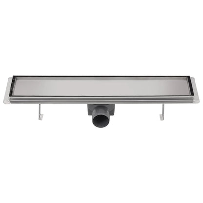 Doucheputje Rechthoekig 530X140Mm Roestvrij Staal 53 x 14 cm Tegelinzet