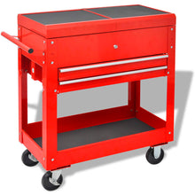 Gereedschapswagen 2 Lades Rood