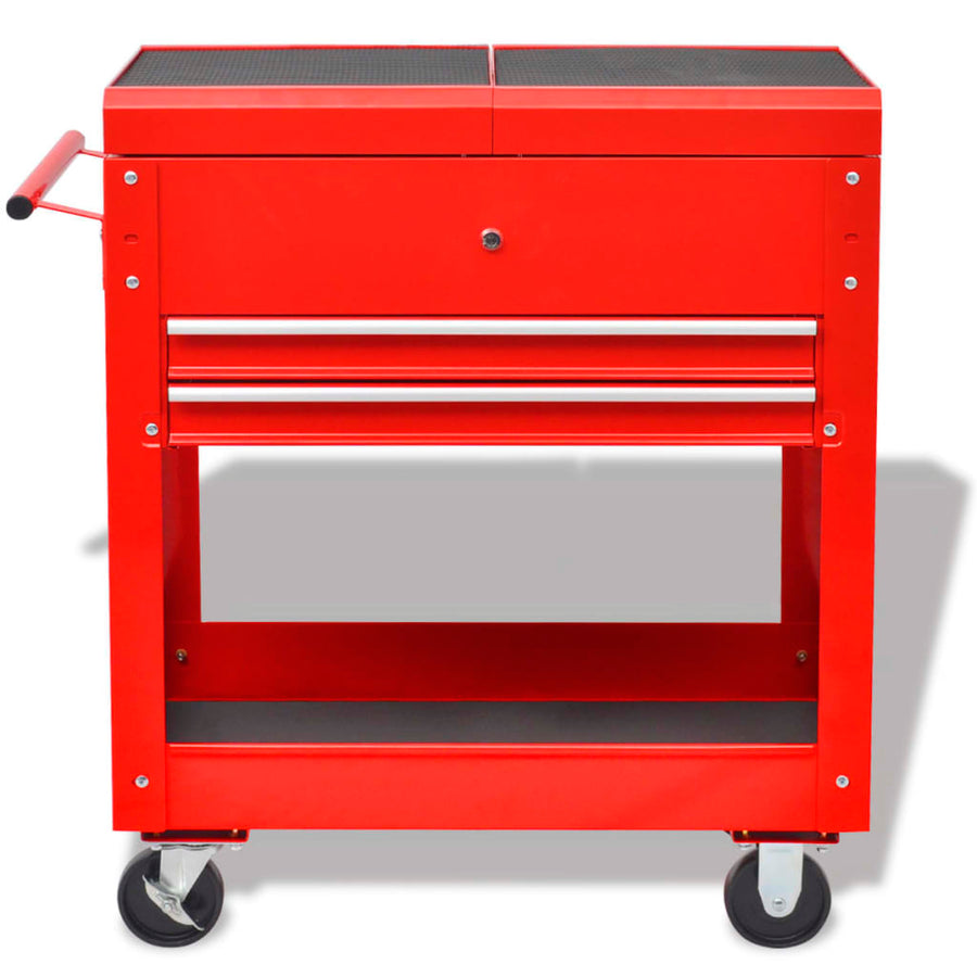 Gereedschapswagen 2 Lades Rood