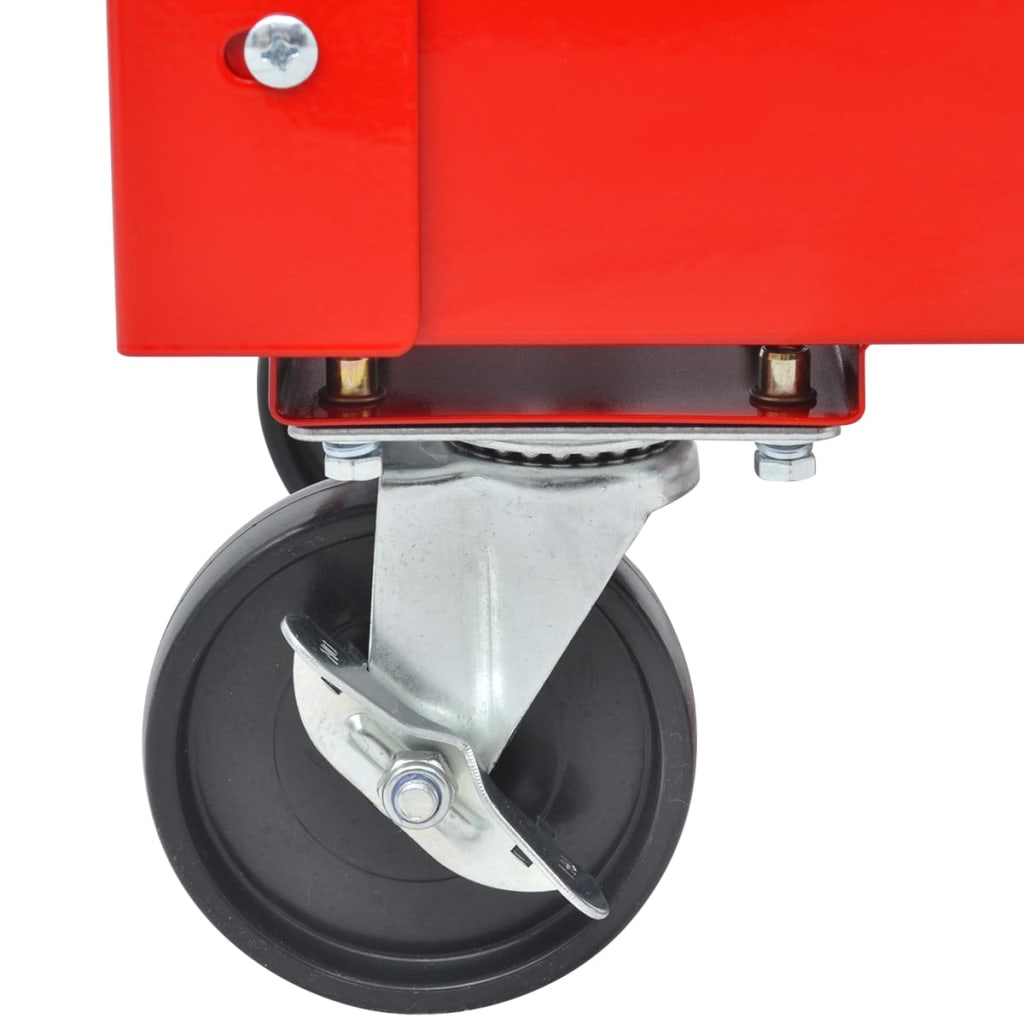 Gereedschapswagen 2 Lades Rood