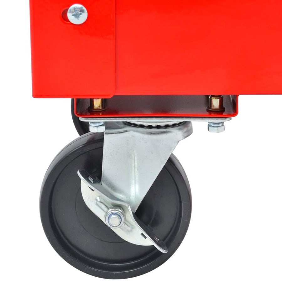 Gereedschapswagen 2 Lades Rood