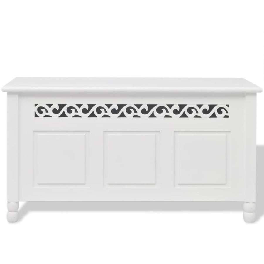 Opbergbankje Barokstijl Mdf Wit