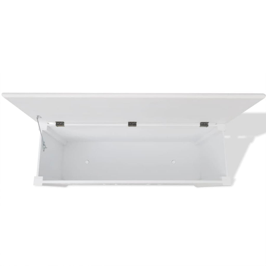 Opbergbankje Barokstijl Mdf Wit