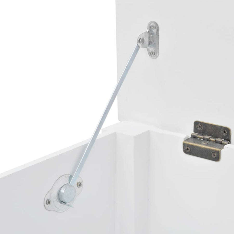 Opbergbankje Barokstijl Mdf Wit