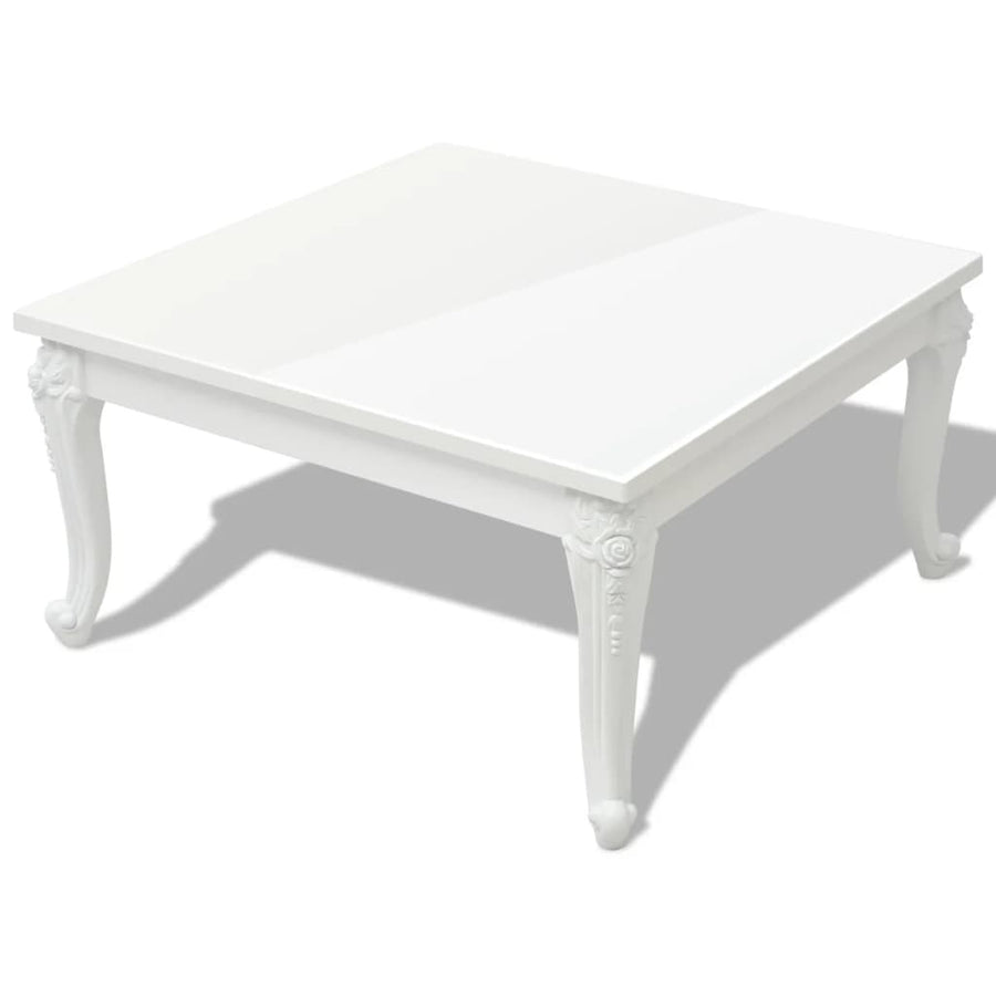 Salontafel Hoogglans Wit 80 x 80 x 42 cm