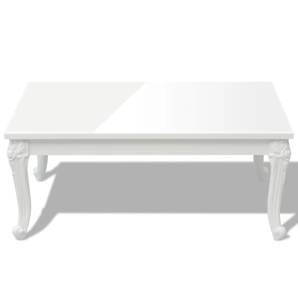 Salontafel 00 X 60 X 42 Cm Hoogglans Wit 100 x 60 x 42 cm