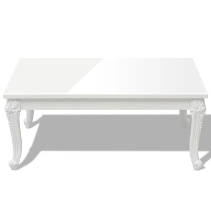 Salontafel 00 X 60 X 42 Cm Hoogglans Wit 100 x 60 x 42 cm