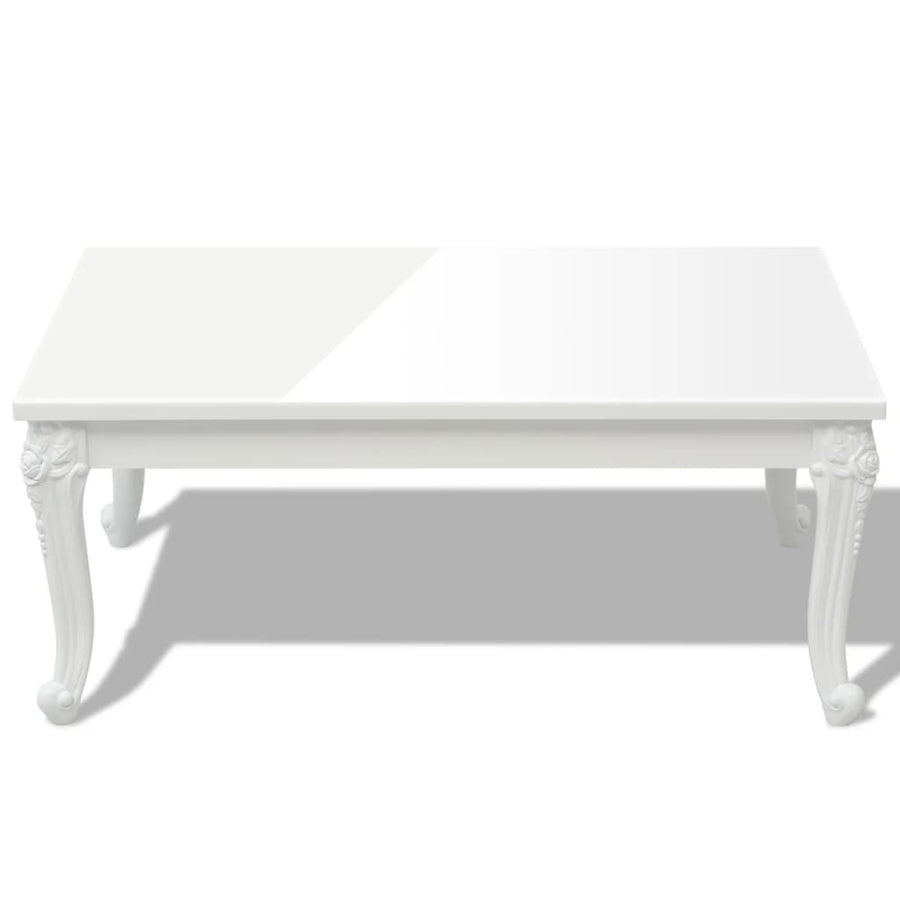 Salontafel 00 X 60 X 42 Cm Hoogglans Wit 100 x 60 x 42 cm