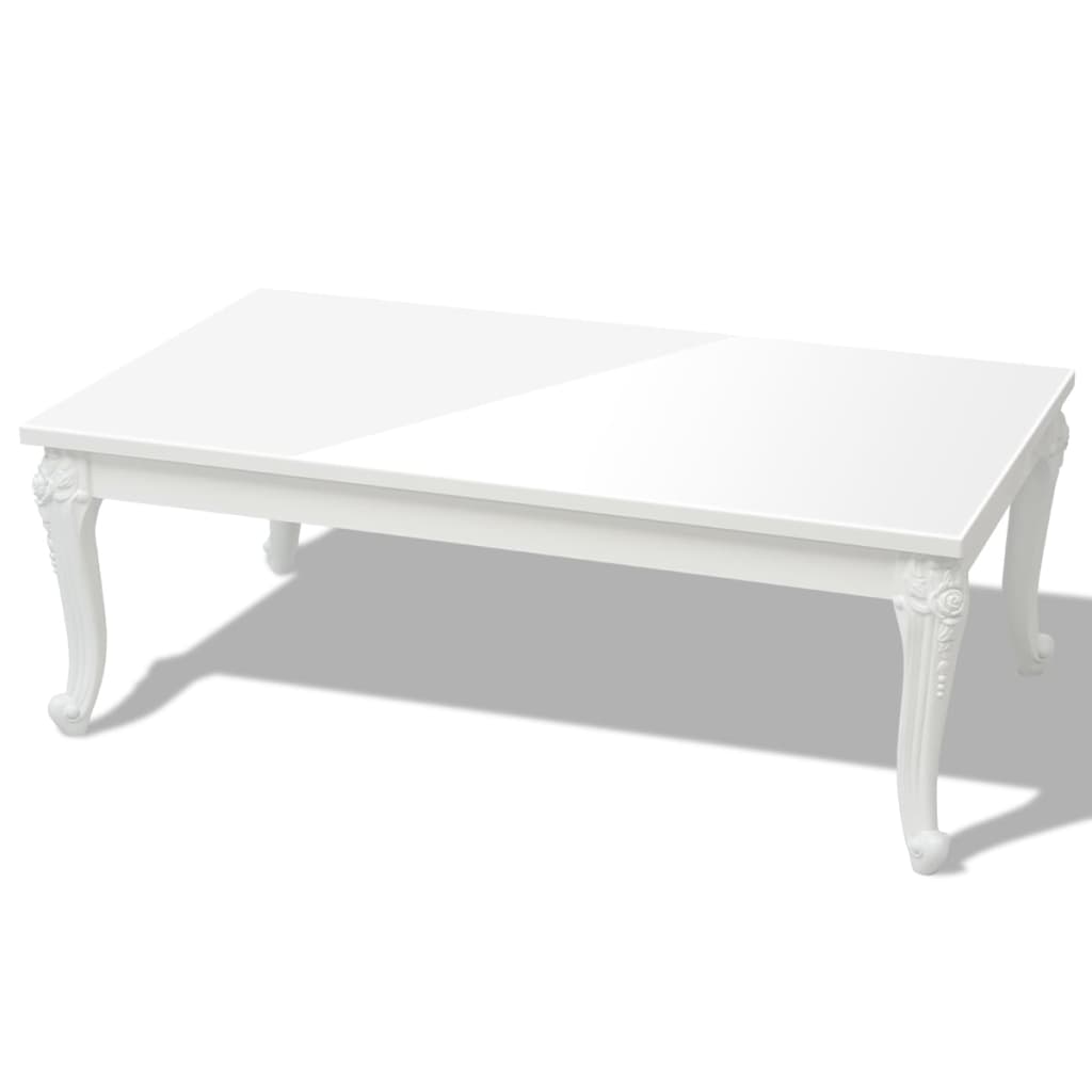 Salontafel Hoogglans Wit 115 x 65 x 42 cm