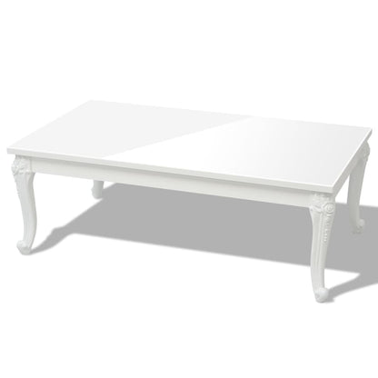 Salontafel Hoogglans Wit 115 x 65 x 42 cm