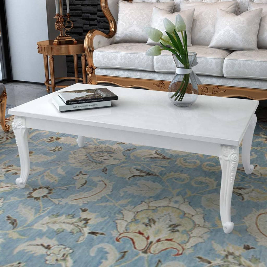 Salontafel Hoogglans Wit 115 x 65 x 42 cm