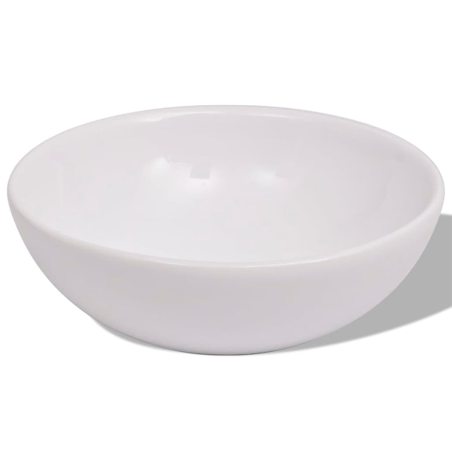 Badkamermeubelset 4-Delig Met Kraan En Wasbak Zwart Model 1