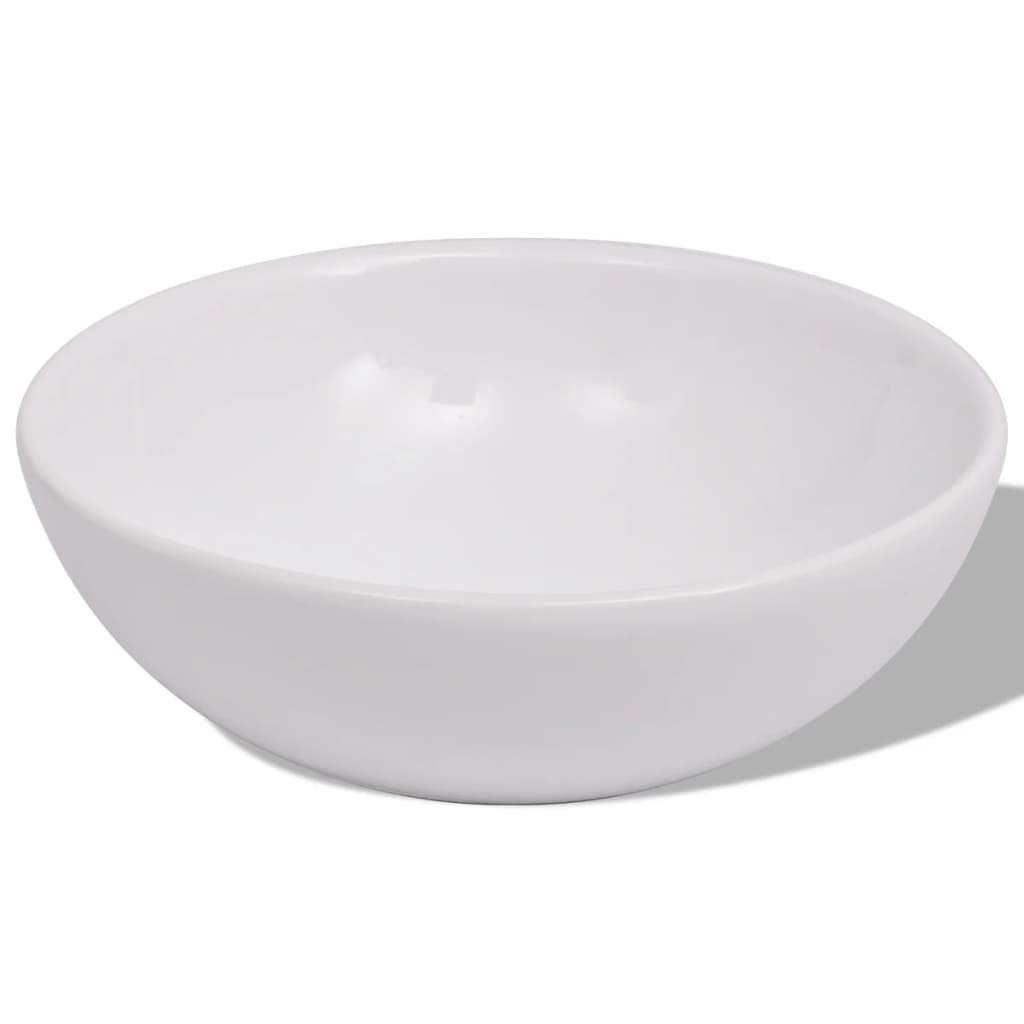 Badkamermeubelset 4-Delig Met Kraan En Wasbak Beige Model 1