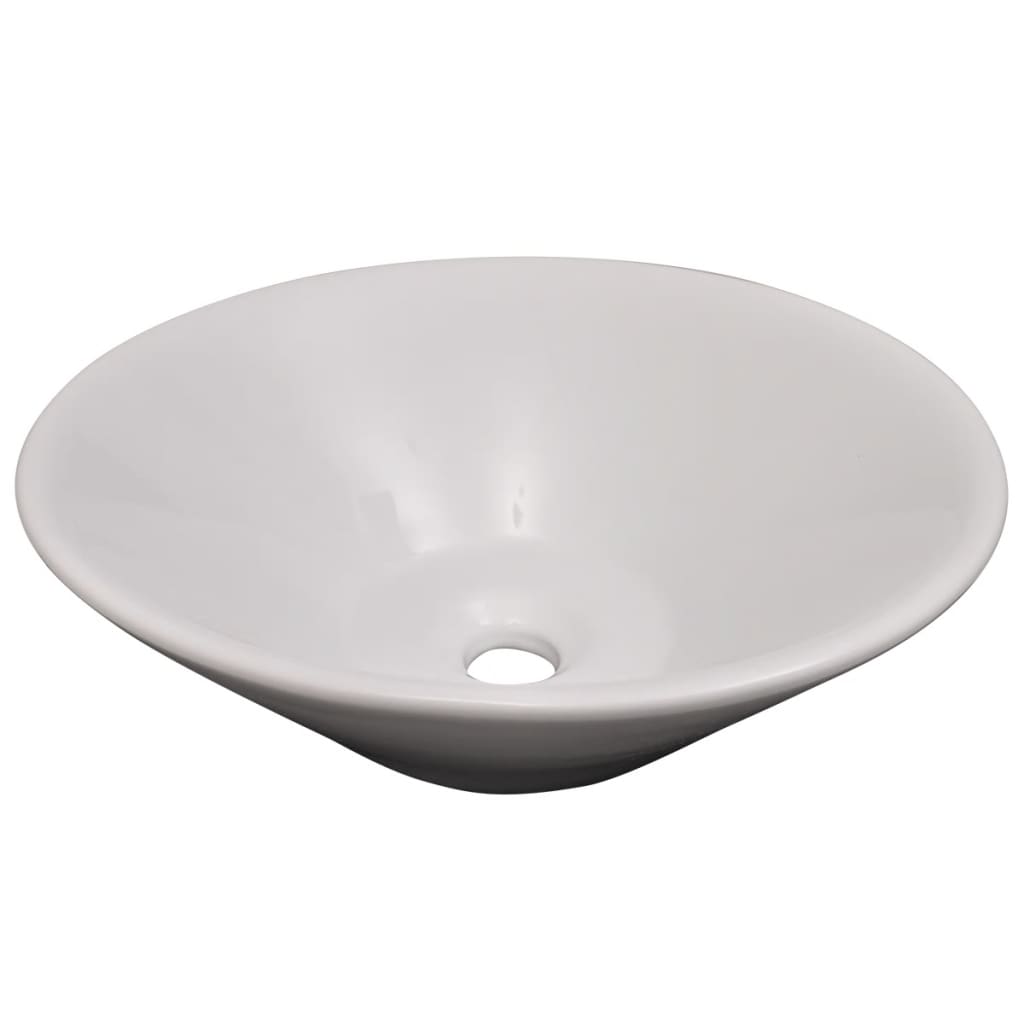 Badkamermeubelset 9-Delig Met Kraan En Wasbak Beige Model 3