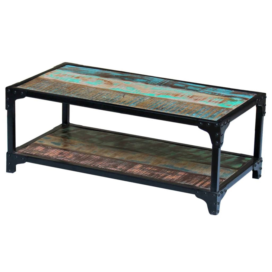 Salontafel 90 x 45 x 35 cm massief gerecycled hout