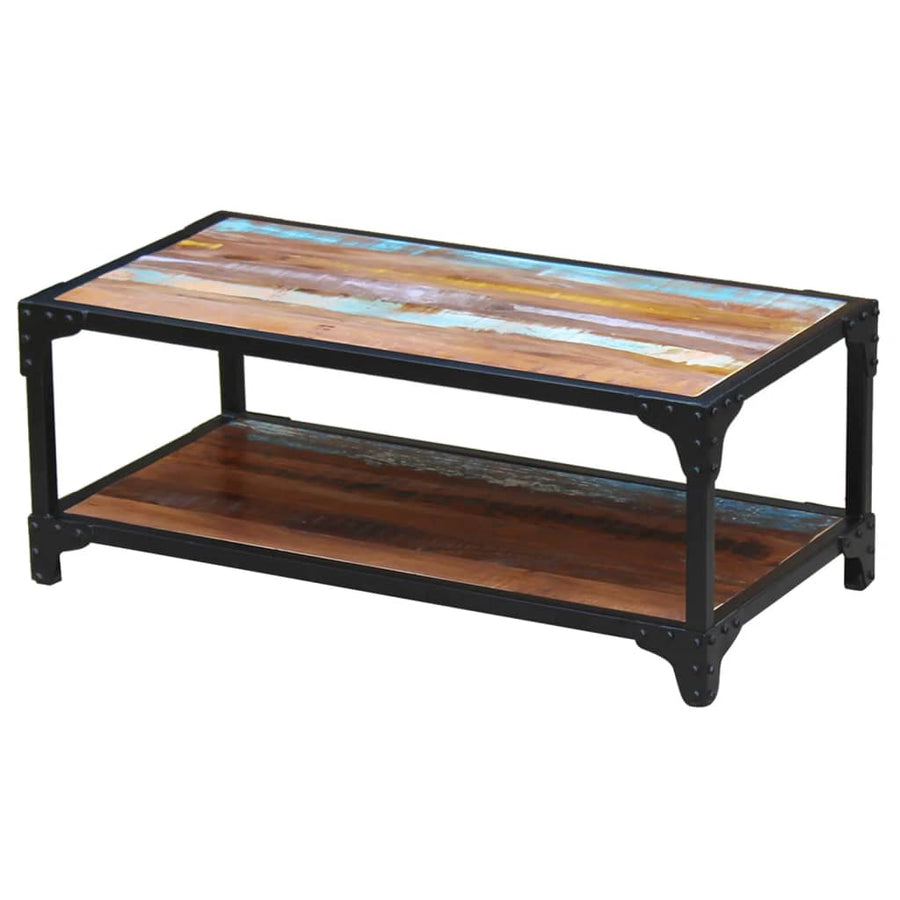 Salontafel 90 x 45 x 35 cm massief gerecycled hout