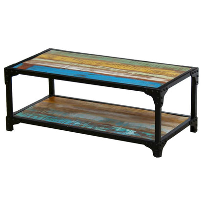 Salontafel 90 x 45 x 35 cm massief gerecycled hout