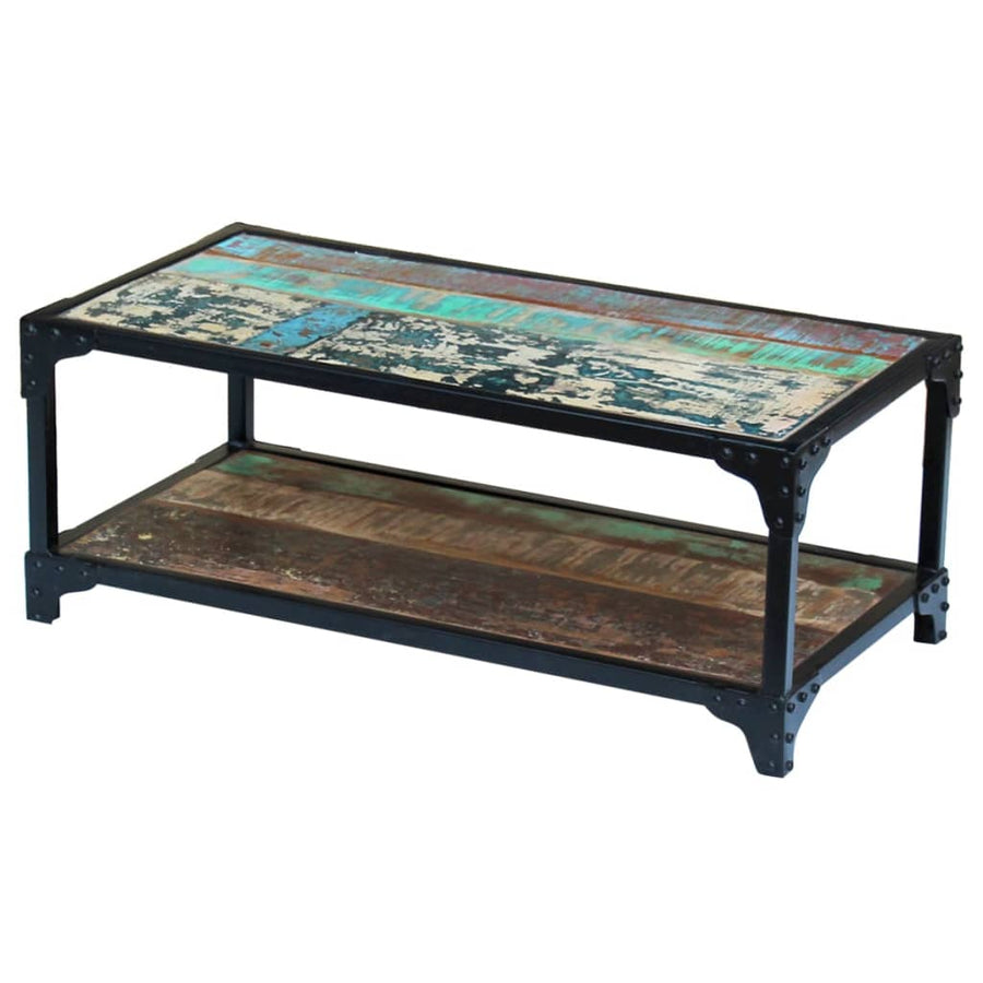 Salontafel 90 x 45 x 35 cm massief gerecycled hout