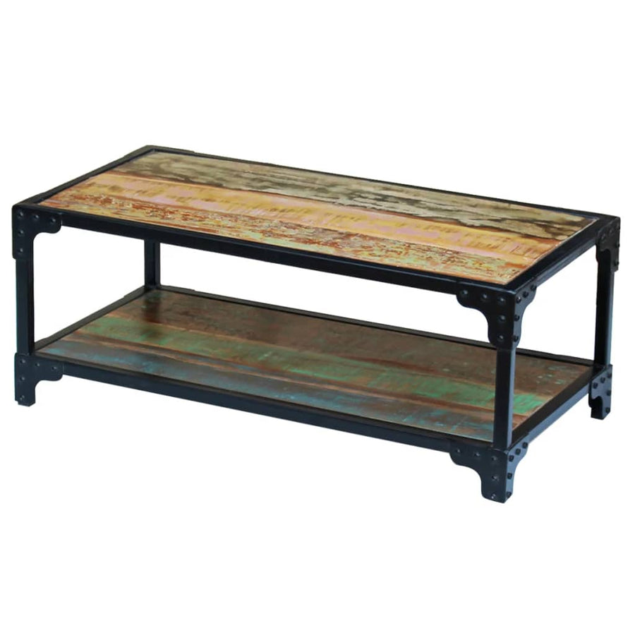 Salontafel 90 x 45 x 35 cm massief gerecycled hout