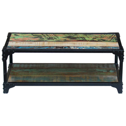 Salontafel 90 x 45 x 35 cm massief gerecycled hout