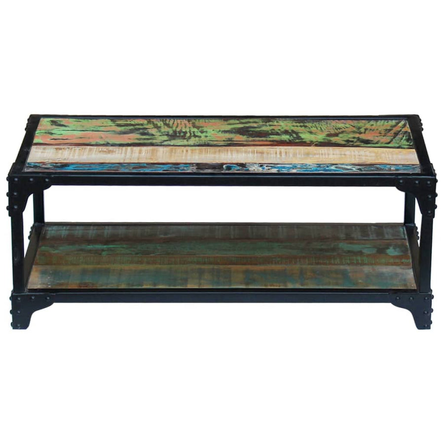 Salontafel 90 x 45 x 35 cm massief gerecycled hout