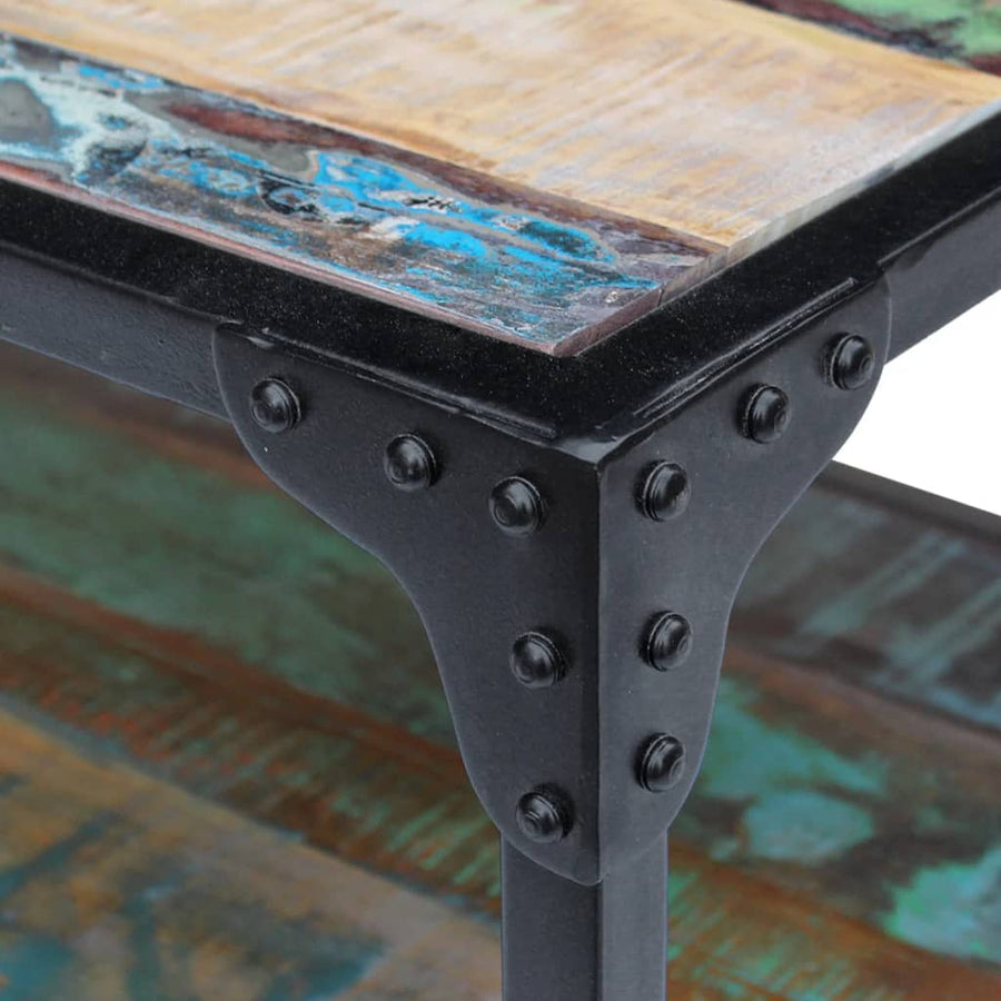 Salontafel 90 x 45 x 35 cm massief gerecycled hout