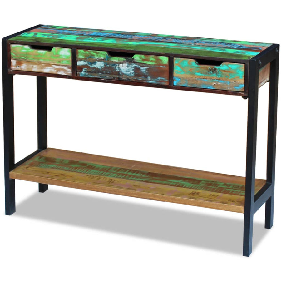 Dressoir 3 Lades massief gerecycled hout