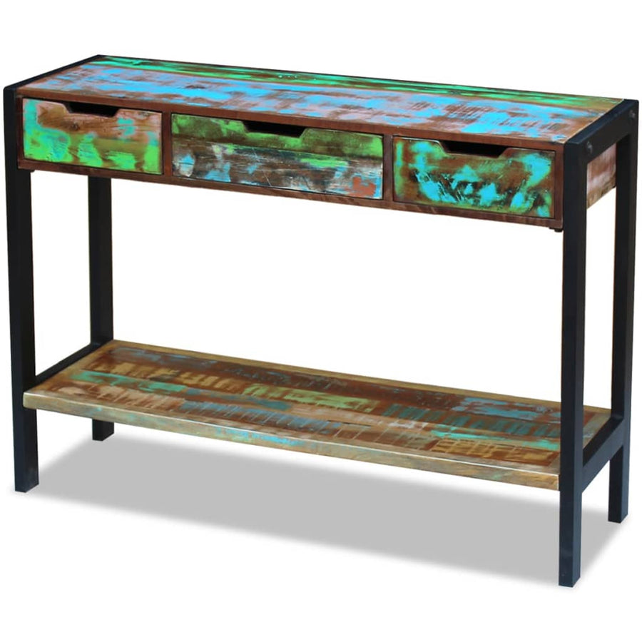 Dressoir 3 Lades massief gerecycled hout