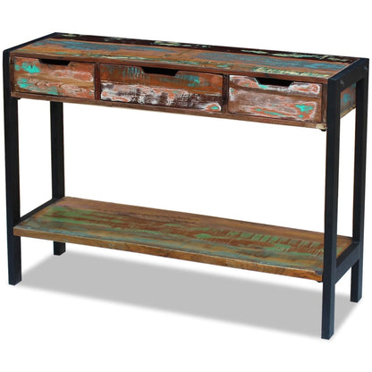 Dressoir 3 Lades massief gerecycled hout
