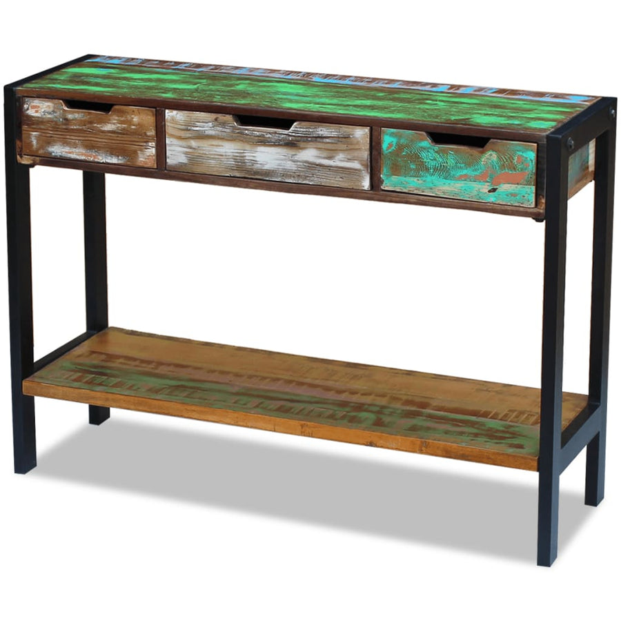 Dressoir 3 Lades massief gerecycled hout