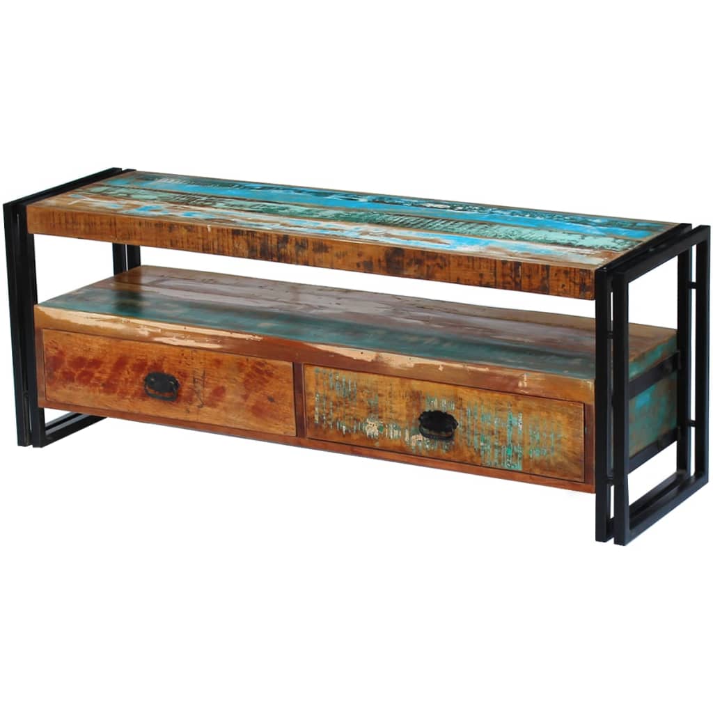 Tv-Meubel massief gerecycled hout