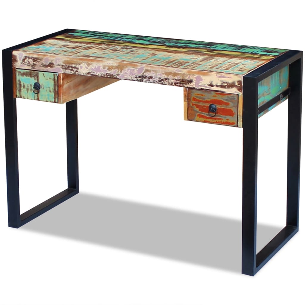 Bureau 110 x 50 x 77 cm massief gerecycled hout