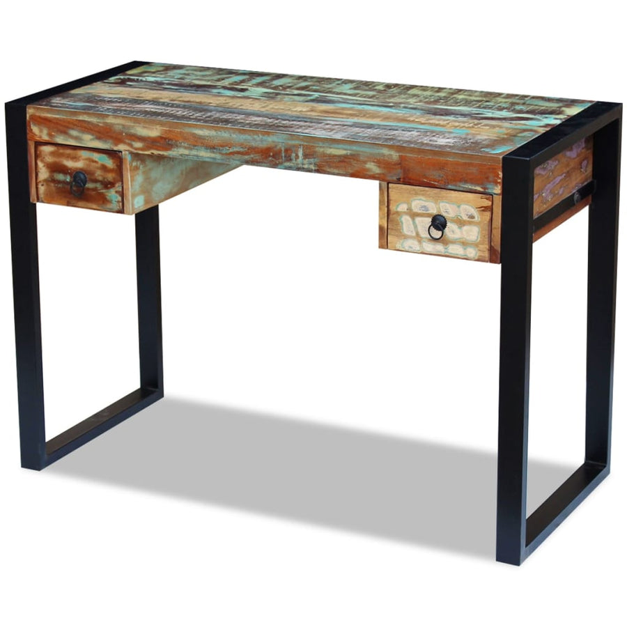 Bureau 110 x 50 x 77 cm massief gerecycled hout